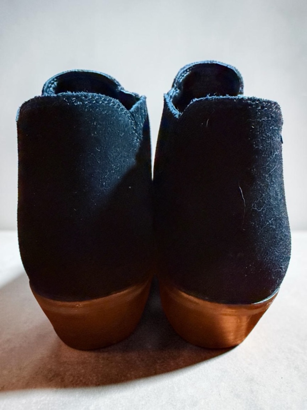 Lucky Brand Black Suede Ankle Bootie- Size 8.5 - Picture 7 of 12